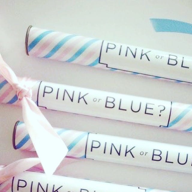 Gender Reveal Confetti Wand Etsy