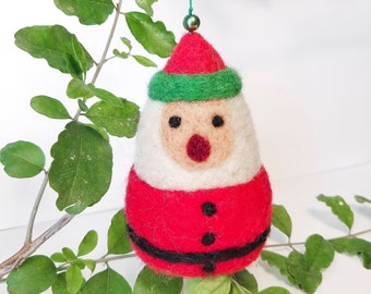 Santa Felt Ornament