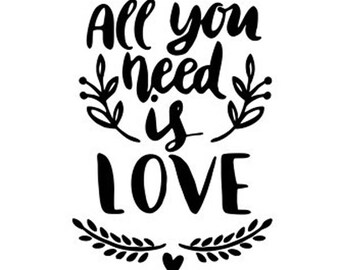 love you designer font round self ink stamp great gift for etsy