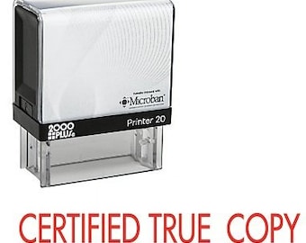 Gecertificeerd gewaarmerkt afschrift Office zelf inkt Rubberstempel Cosco Office stempel, voorraad stempel, Office rubberstempel, zelf inkt-rood Rubber stempel (C66)