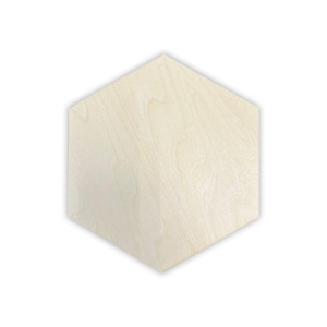Unfinished Wooden Hexagon Shape Cutout – Blank Hexagons – Laser-Cut Wood for DIY, Painting, Room Décor & Holiday Projects, Multiple Sizes