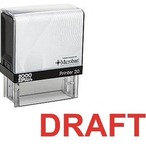 Entwurf von Office selbst Farbwerk Cosco Drucker Büro Stempel, Lager Stempel, Stempel, Büro-Stempel selbst Farbwerk-roter Tinte Stempel (C54)