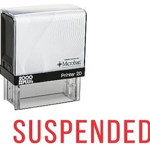 Suspendiert Büro Stempel selbst Farbwerk Gummi, Cosco Drucker Büro Stempel, Lager Stempel, Büro-Stempel, selbst Farbwerk Stempel - roter Tinte (c-2)