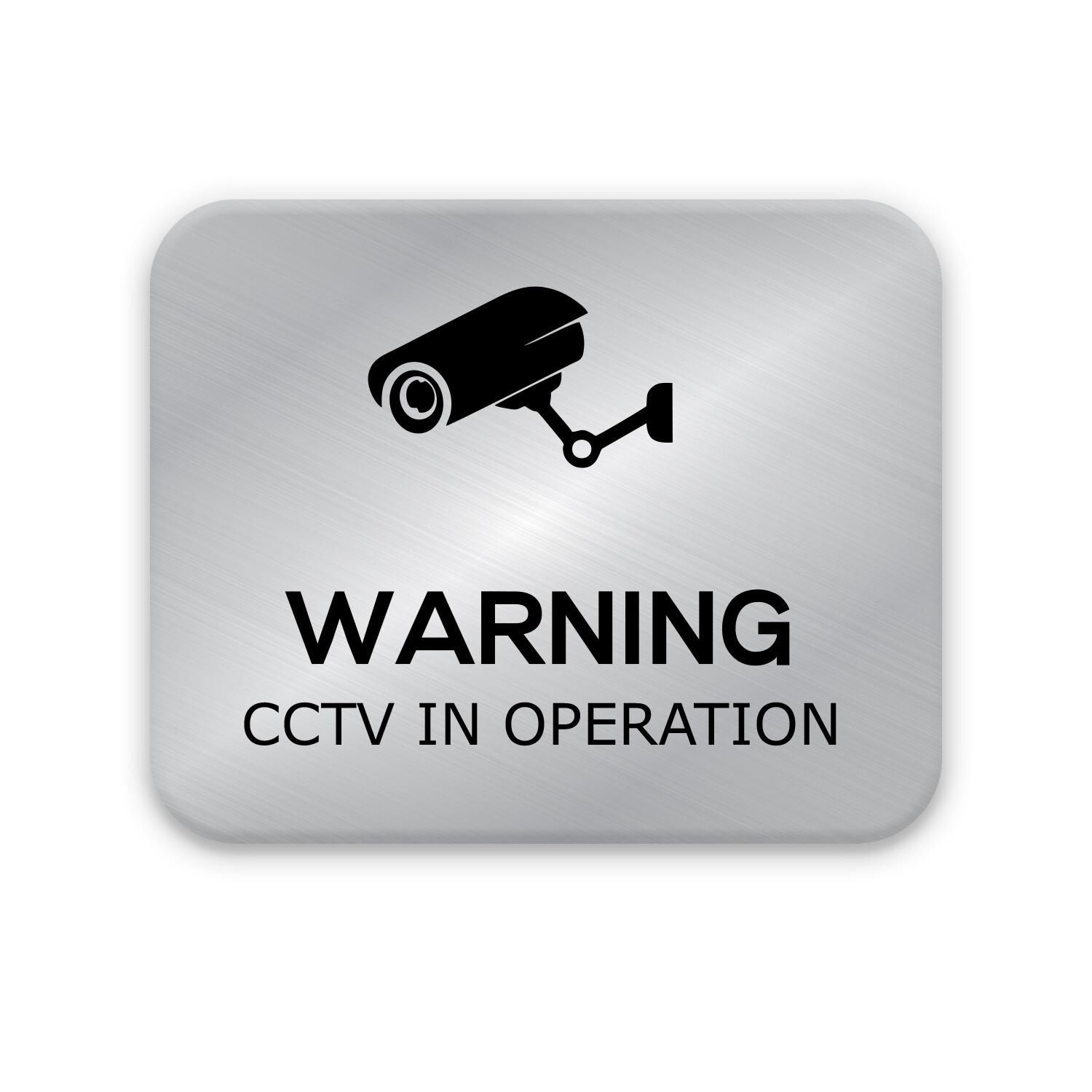 CCTV IN Operation Schild 200x150mm 1mm Starr Plastik Warnung Vorsicht Gefahr