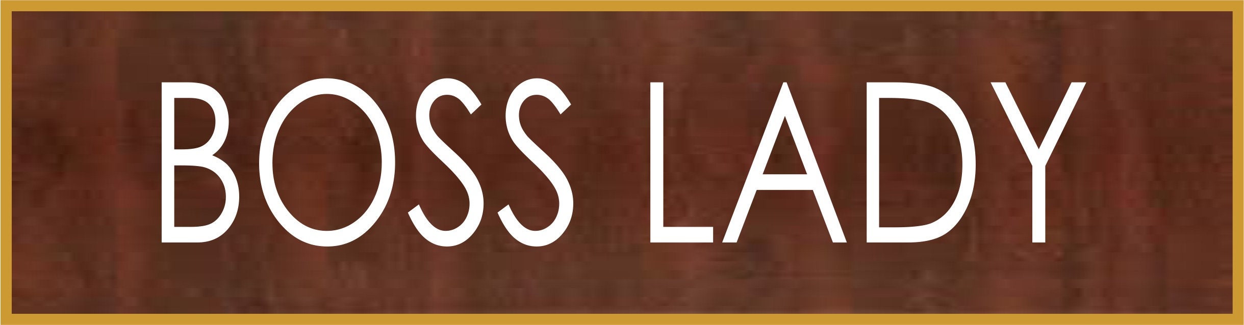 Boss Lady Name Plate Name Plate Funny Name Plate Name Plate Etsy Canada