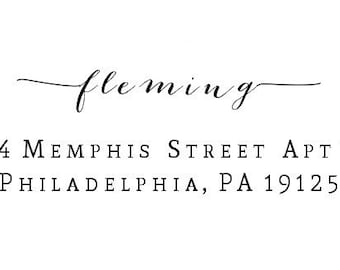 Self Inking Stamp Style-1-Trodat 4913 Custom Return Address Stamp, Rubber Stamp, Wedding Stamp, Designer Stamp, Bridal Gift, Ink Stamp