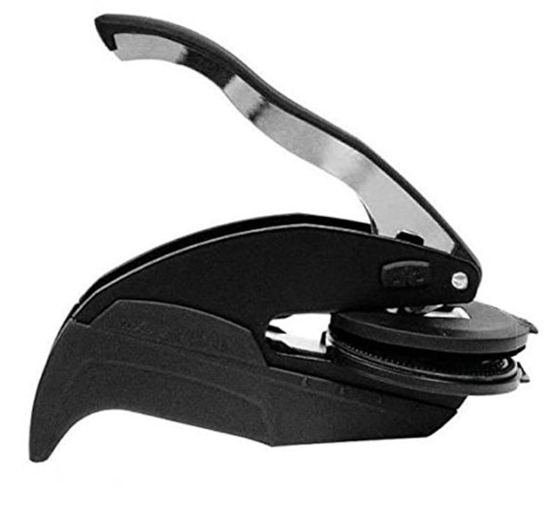 Reiki Master Round Embosser Shinyseal Hand Held Custom Etsy