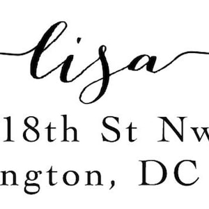Self Inking Stamp -Trodat 4913 Custom Return Address Stamp, Rubber Stamp, Wedding Stamp, Designer Stamp, Bridal Gift, Ink Stamp