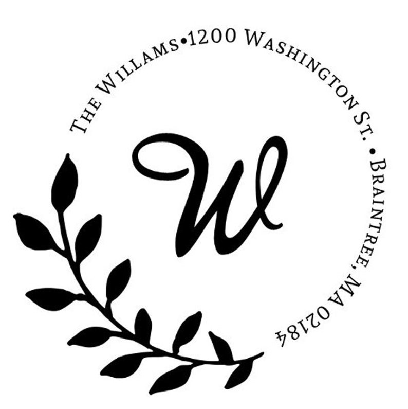 Custom Designer Monogram Embosser Family Name Embosser Etsy