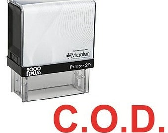 Rembours Office zelf inkt rubberstempel, Cosco Office stempel, voorraad stempel, bericht stempel, Office rubberstempel, zelf inkt-rood Rubber Stamp (C63)