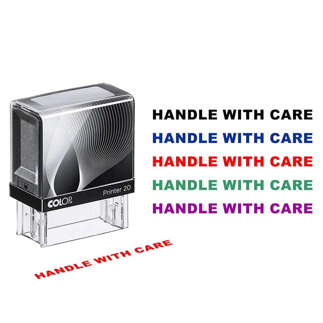 Handle With Care Self-inking Stamp – 9/16