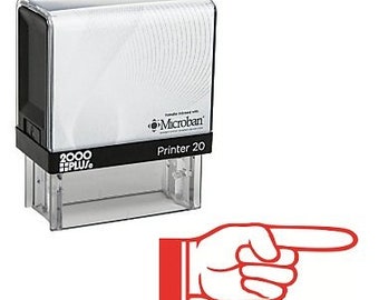 Hand ondertekenen Office zelf inkt Rubberstempel Cosco Printer Office stempel, voorraad stempel, Office rubberstempel, zelf inkt-rood Rubber stempel (C44)