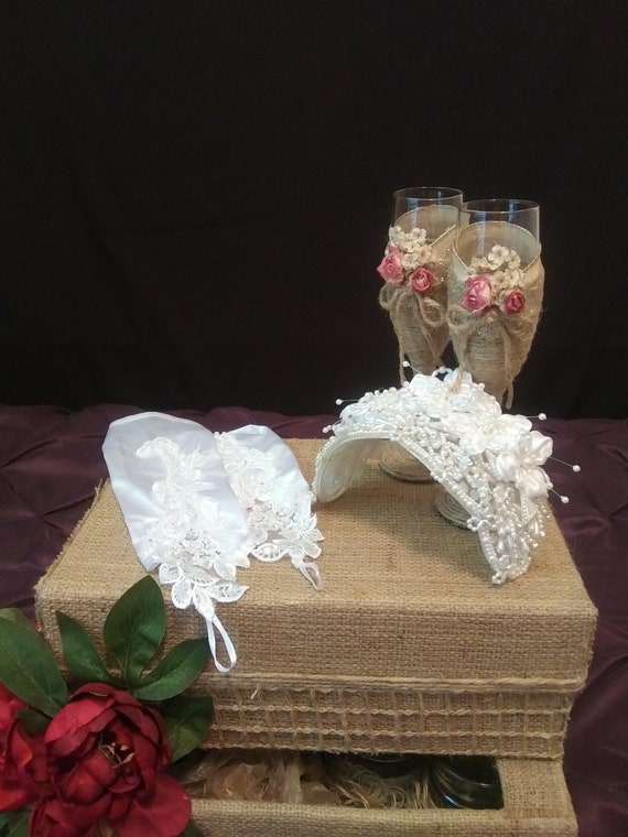 Vintage bridal headpiece, pearl crown, bridal tia… - image 7