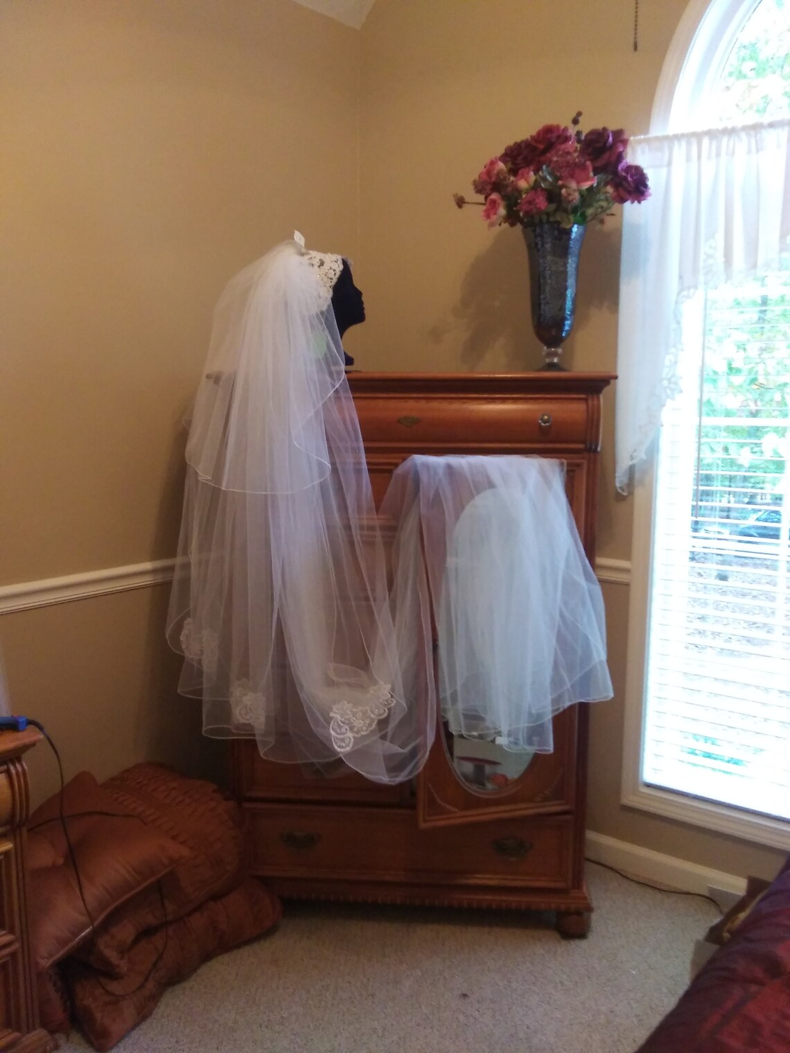 bridal veil headpiece