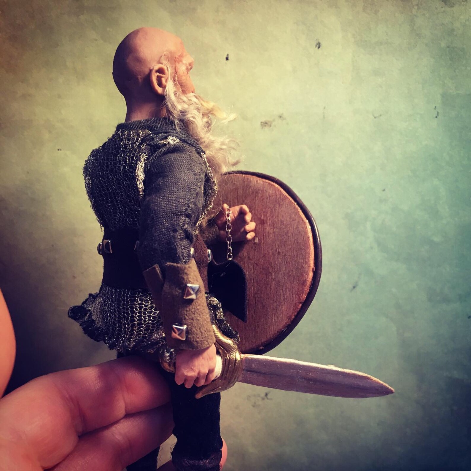 Viking 112 OOAK miniature hand sculpted doll f/dollhouse ALMA Etsy