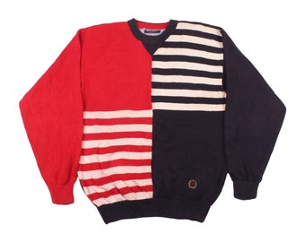 TOMMY HILFIGER   Sweater Vintage Pullover Jumper , Sweatshirt Size L