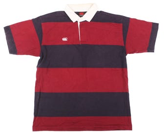 Vintage Canterbury of New Zealand Polo Rugby Shirt Embroidery
