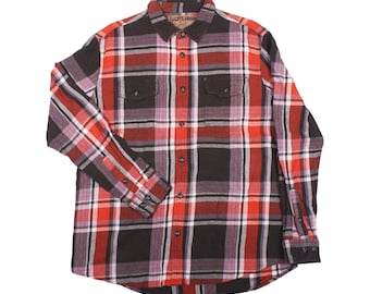 ヴィンテージ メンズ フランネルシャツ カジュアル ボタンアップ