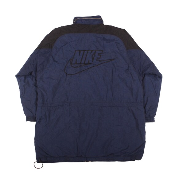 90’s NIKE vintage nylon padded jacket Nike Puffer Jacket Logo Zip Vintage 90s Style Y2K | eBay