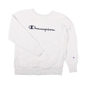 Champion  Reverse Weave Sweatshirt Embroidery Logo Size XL