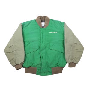 Vintage Toyota Jacket Workwear Bomber Japanese Logo 90s Racing Style