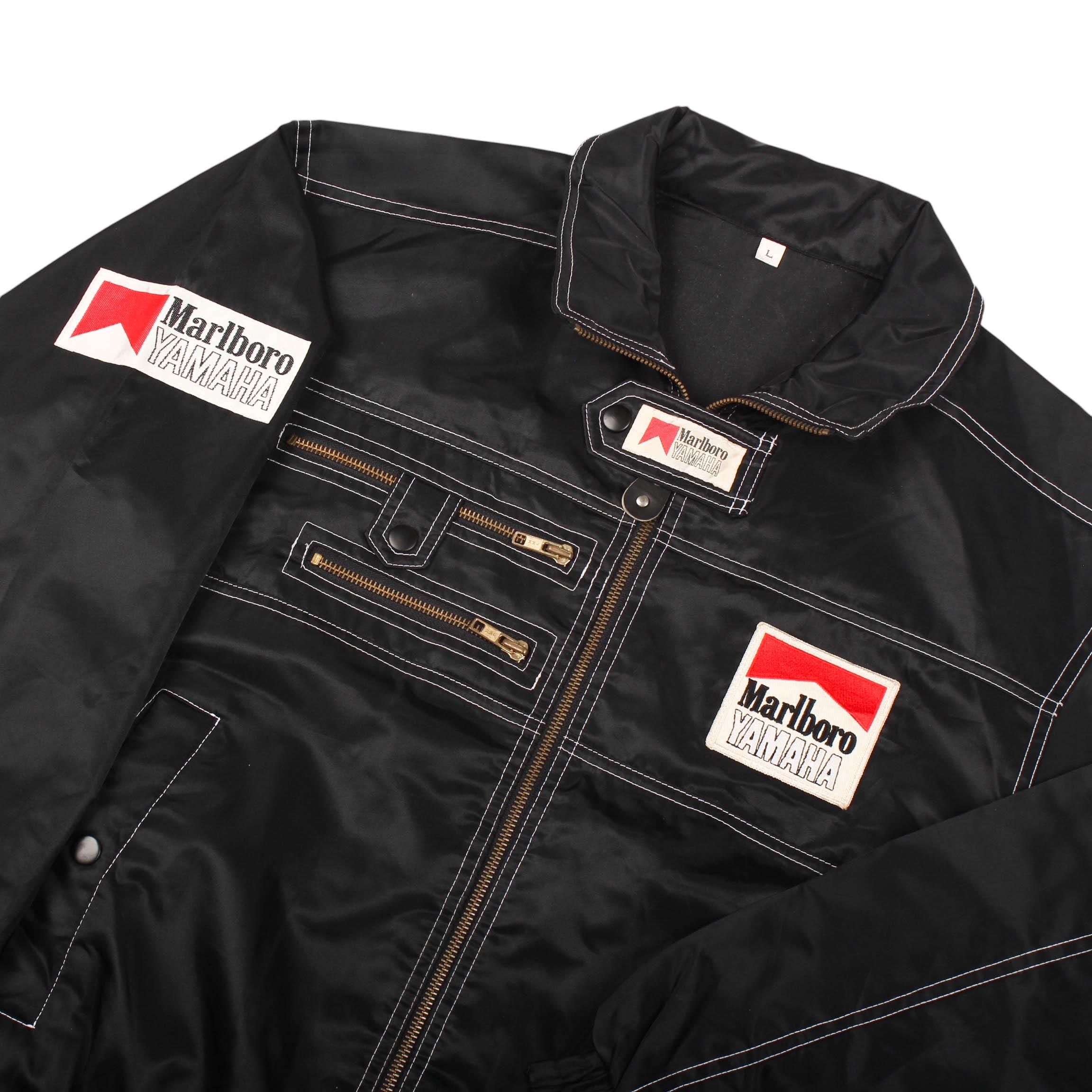 Vintage Marlboro Yamaha Jacket Racing 90s Motorsport Windbreaker
