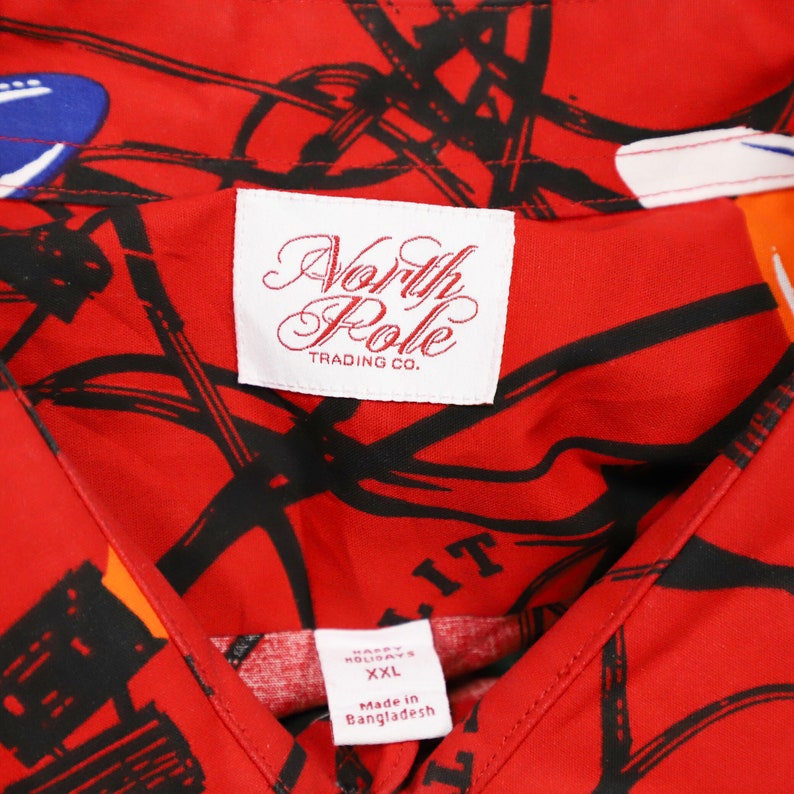 Hip Hop Vintage 90/'s Casual Button Down Shirts Multi Color Size XXL Old School