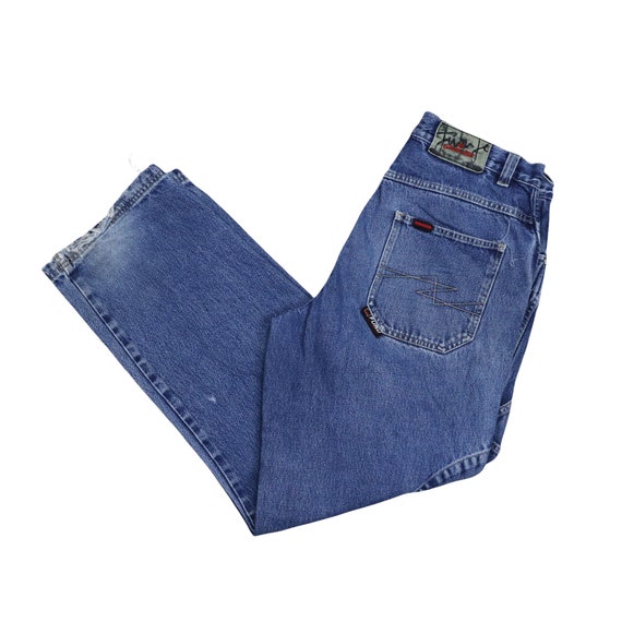 Vintage FUBU Jeans Wide Leg Size W 34 
