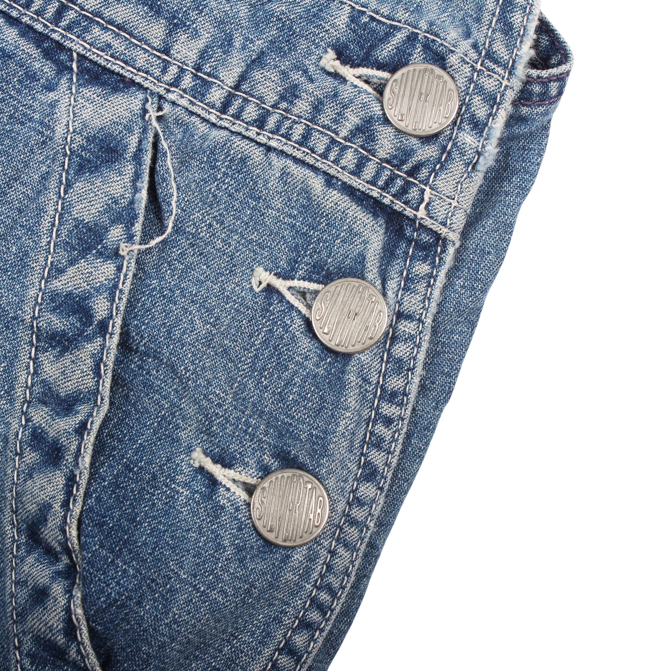 Vintage Levi's Silver Tab Denim Overalls Y2K Baggy Carpenter