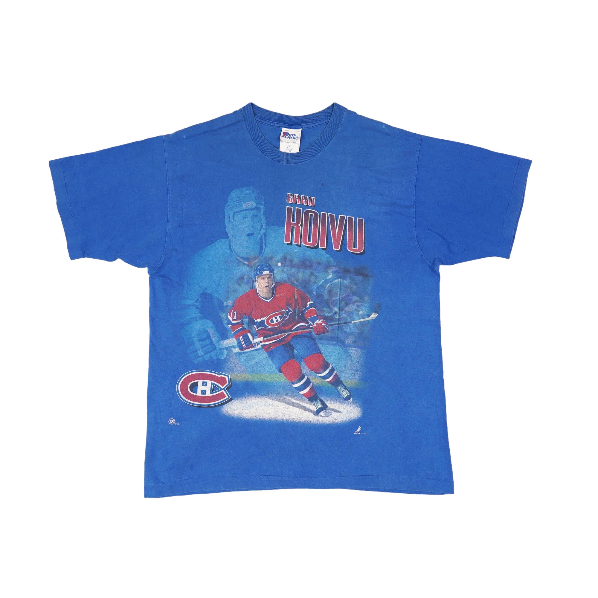 Montreal Canadiens Reebok Stanley Cup Playoff NHL Hockey T-Shirt Habs L-XL
