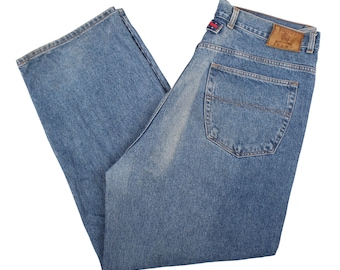 Jeans Tommy Hilfiger Baggy vintage des années 90 - denim ample délavage moyen