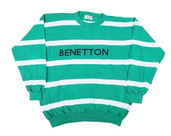 Vintage united colors of benetton Sweatshirt Crewneck Size XL