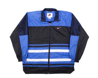 Vintage Nike Windbreaker Jacket 90s Big Logo Back Streetwear