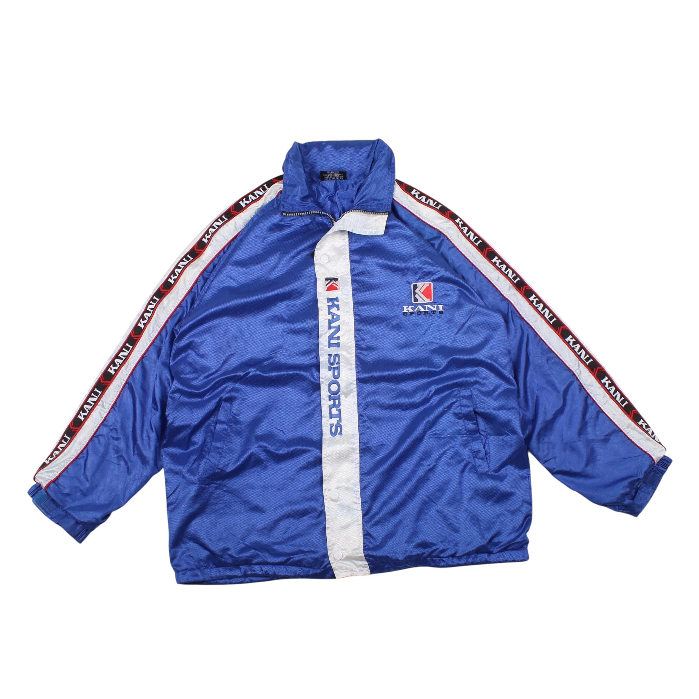 Vintage Karl Kani Sports Track Jacket 90s Y2K Hip Hop Windbreaker