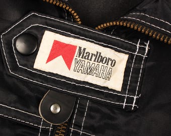 Vintage Marlboro Yamaha Jacket Racing 90s Motorsport Windbreaker
