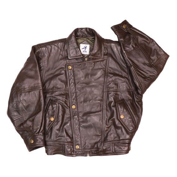 Issey Miyake Hai Sporting Gear Leather Bomber Jack