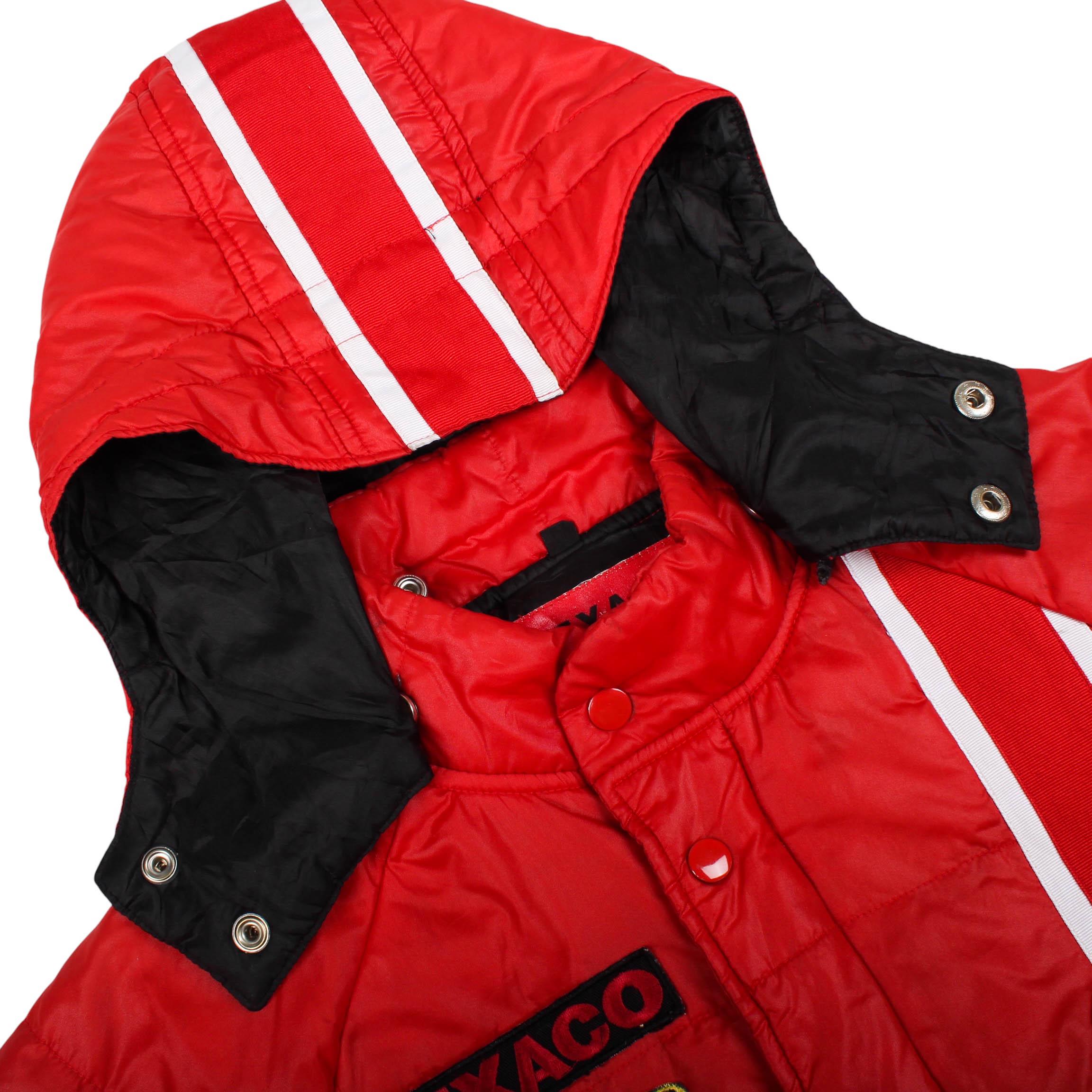 Vintage Texaco Racing Jacket With Hood | Red 90s Havoline Bomber