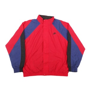 Veste coupe-vent Nike, vintage des années 90, veste en nylon, coupe-vent vintage, coupe-vent des années 90, an 2000, vintage Nike, taille XL