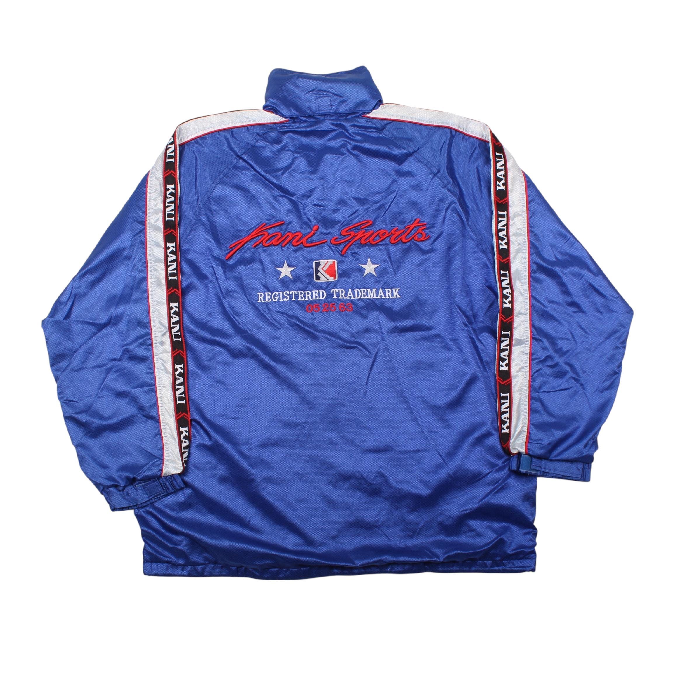 Vintage Karl Kani Sports Track Jacket 90s Y2K Hip Hop Windbreaker