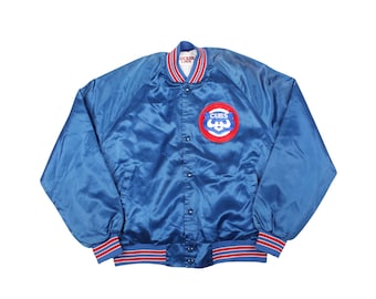 Vintage 1990s Chicago Cubs MLB Majestic Windbreaker Baseball