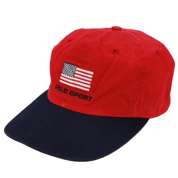 Polo Sport Caps Hat USA Flag Logo / Polo Stadium /