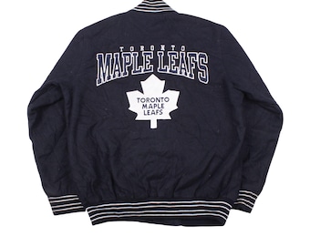 Toronto Maple Leafs Starter Jacket - Size Large - Etsy