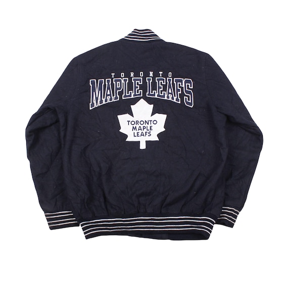 Vintage Toronto Maple Leafs Varsity Jacket NHL Hockey Bomber 90s Y2K Streetwear