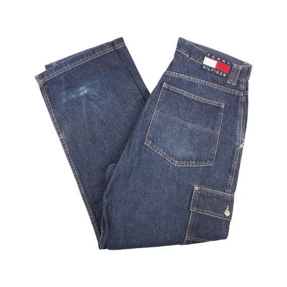 Vintage Tommy Hilfiger Jeans Size W 36 in  ,  Hip… - image 1
