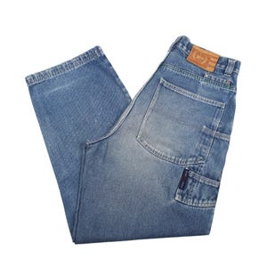 Vintage 90s PHAT FARM Baggy Jeans: Hip-Hop Wide Leg Denim