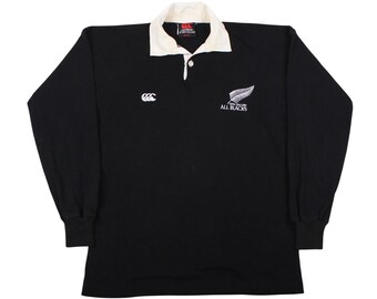 Vintage 90s All Black Canterbury of New Zealand Rugby Jersey