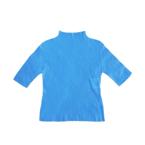 issey miyake pleats please tops , pleated shirt