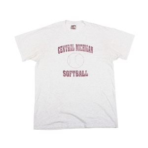 Vintage 1990s Central Michigan Single Stitch T Shirt Size XL