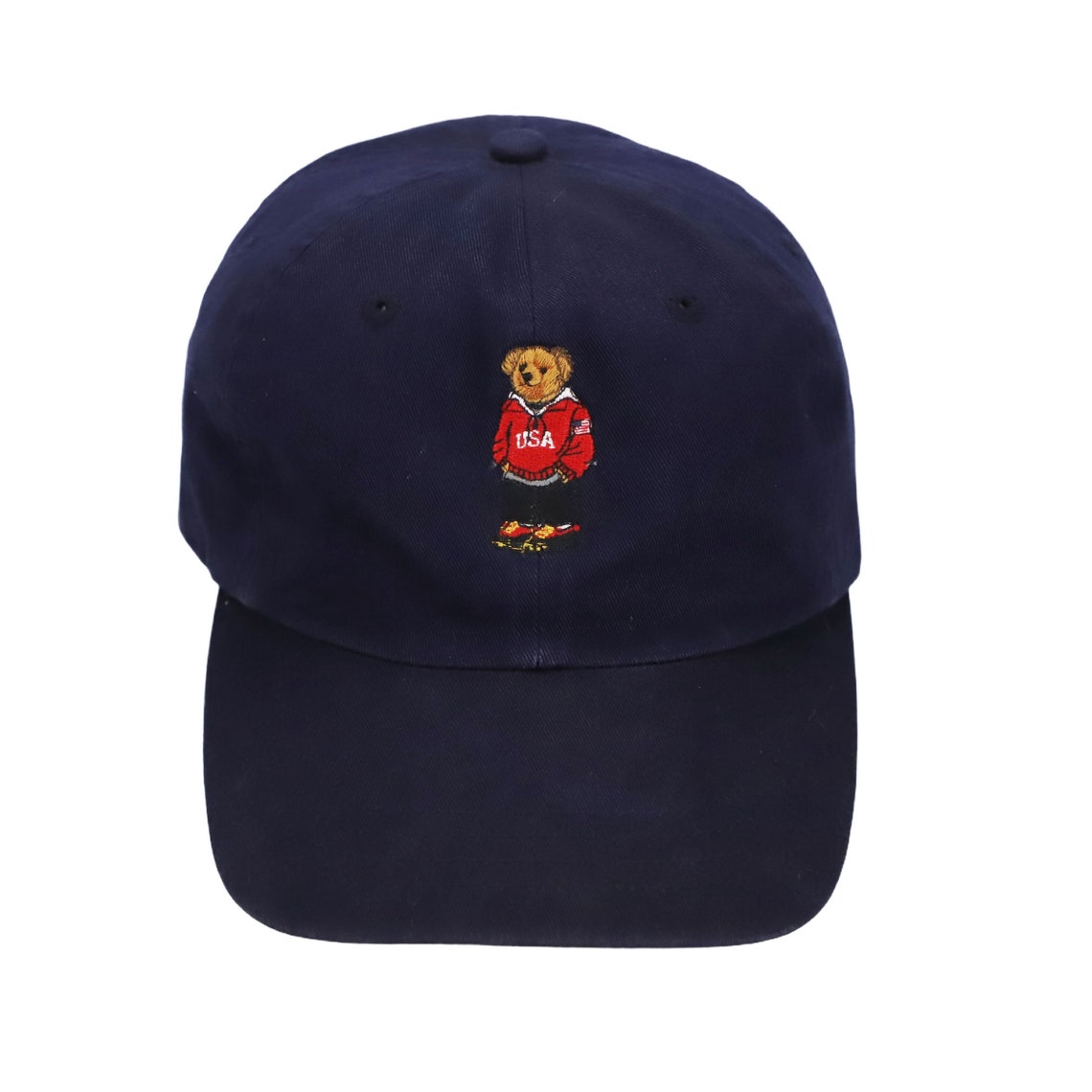 Vtg Polo Bear Cap Hat Snapback Ralph Lauren Polo Sport Etsy