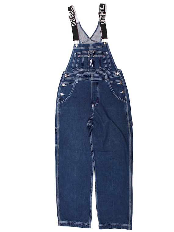 Vintage FUBU Overalls 90s Baggy Denim Dungarees Streetwear - Etsy